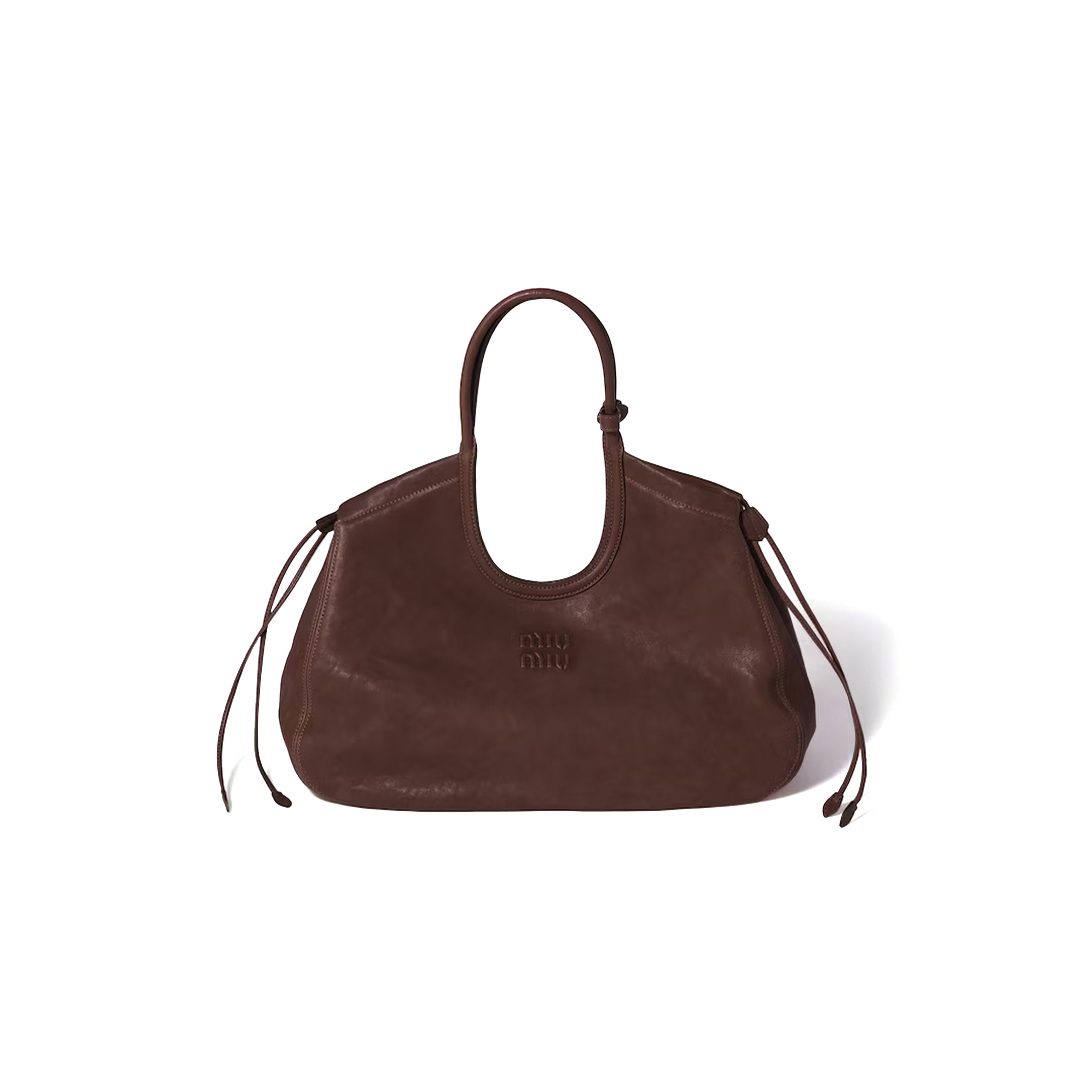 MIU MIU IVY NAPPA LEATHER SHOPPING BAG 5BG342 (40*30*15cm)